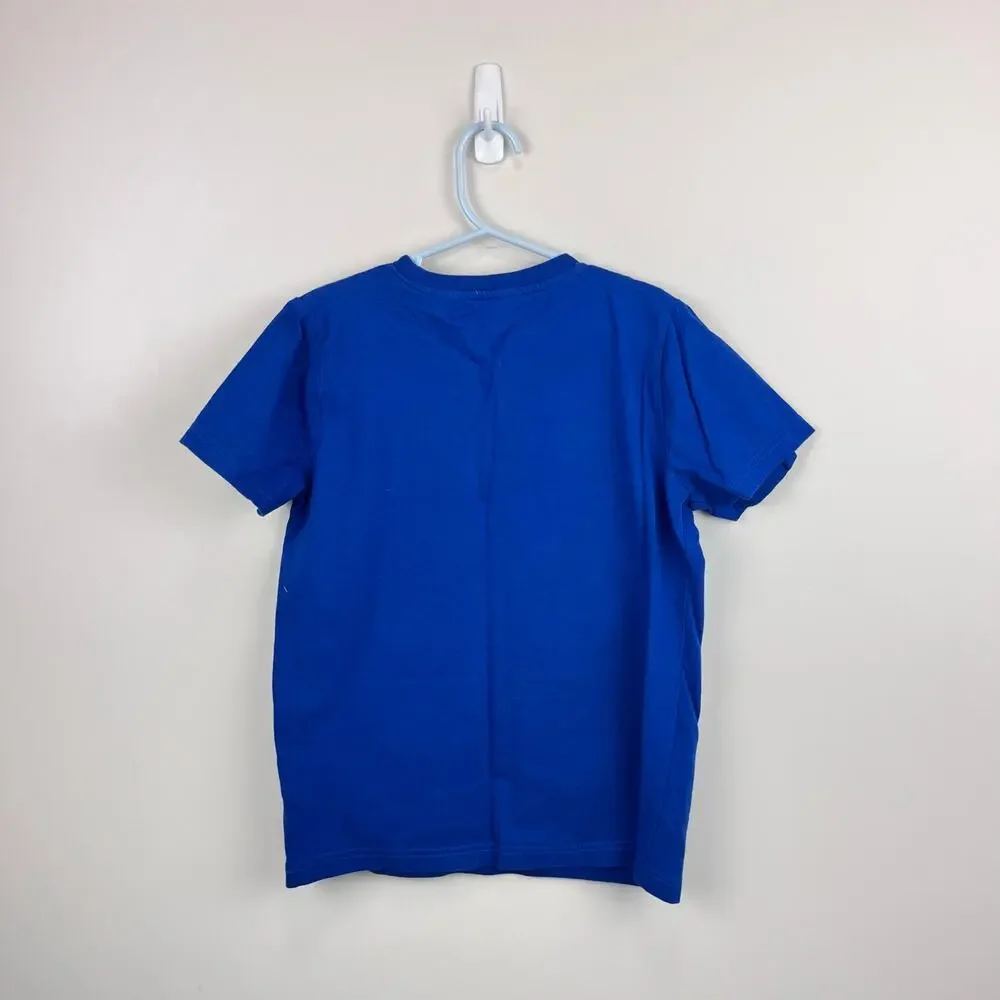 Mini Boden Educational Flap T-shirt Brilliant Blue Animal Poo 8-9 - Picture 7 of 7
